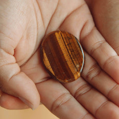 Tiger Eye Worry Stone by Tiny Rituals - A Girl's Gotta Spa!