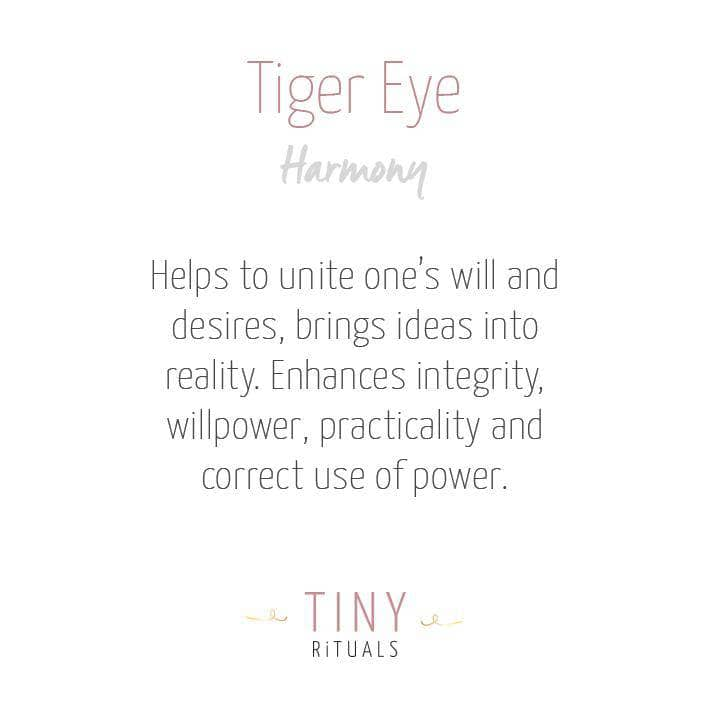 Tiger Eye Worry Stone by Tiny Rituals - A Girl's Gotta Spa!