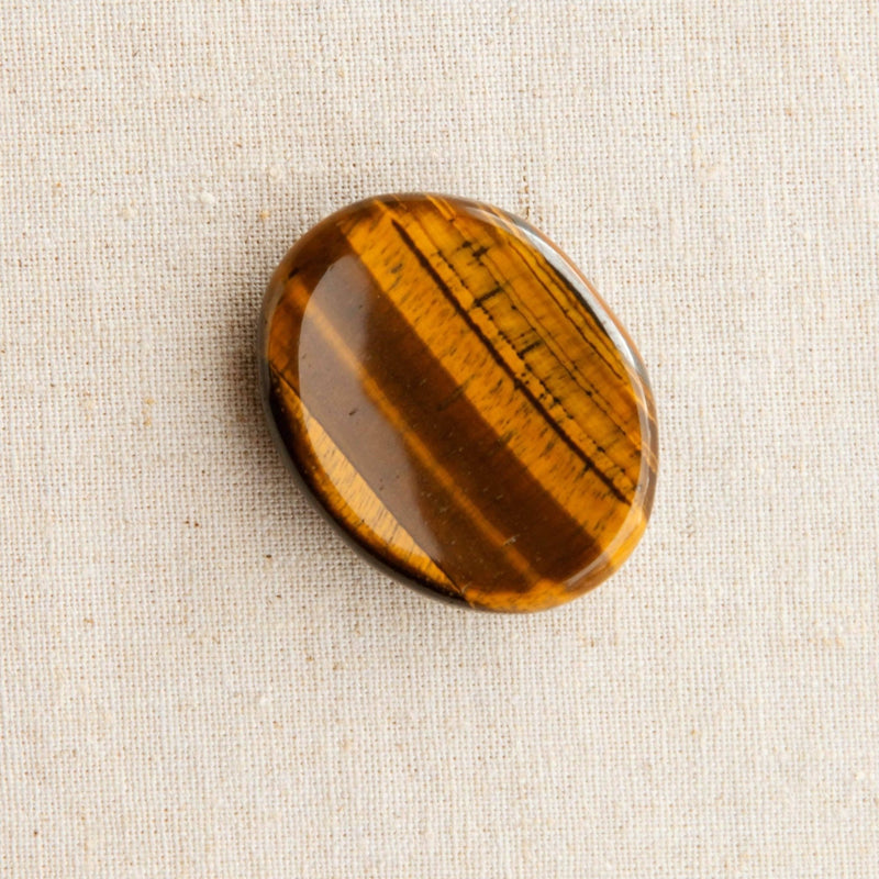 Tiger Eye Worry Stone by Tiny Rituals - A Girl's Gotta Spa!