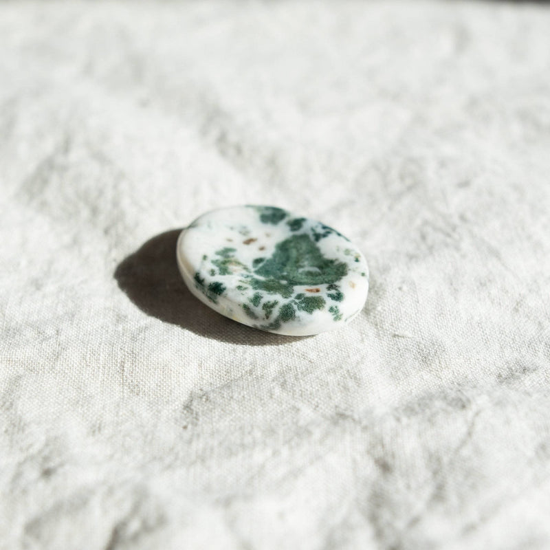 Tree Agate Worry Stone by Tiny Rituals - A Girl's Gotta Spa!