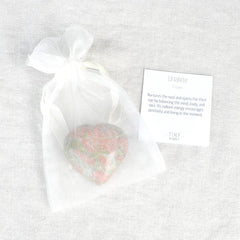 Unakite Heart by Tiny Rituals - A Girl's Gotta Spa!