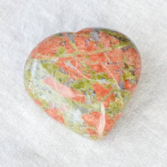 Unakite Heart by Tiny Rituals - A Girl's Gotta Spa!