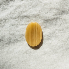 Yellow Calcite Worry Stone by Tiny Rituals - A Girl's Gotta Spa!