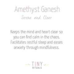 Amethyst Ganesh by Tiny Rituals - A Girl's Gotta Spa!