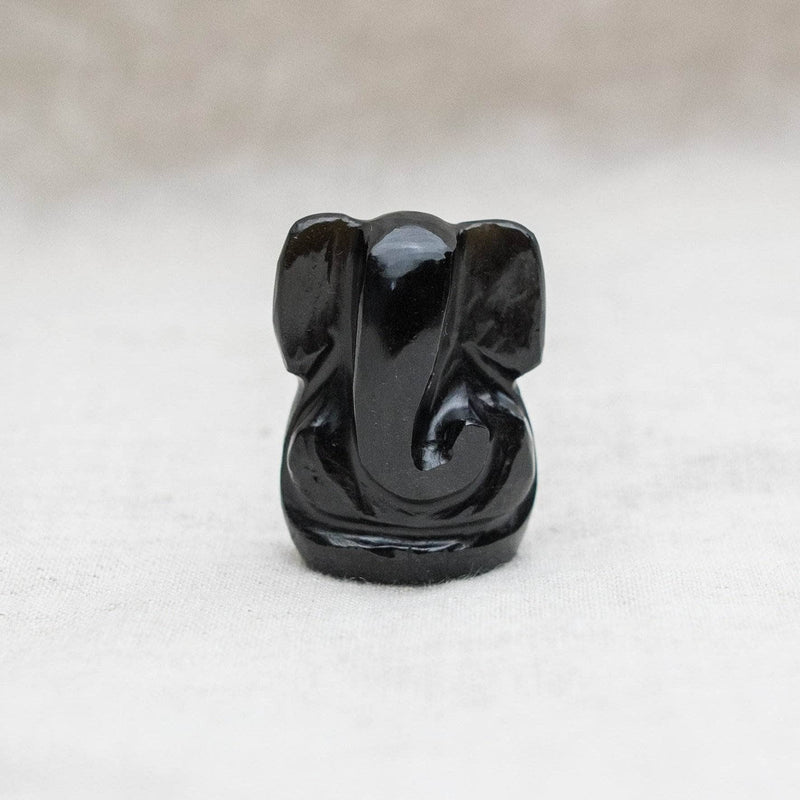 Black Obsidian Ganesh by Tiny Rituals - A Girl's Gotta Spa!