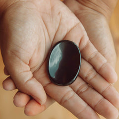 Black Obsidian Worry Stone by Tiny Rituals - A Girl's Gotta Spa!