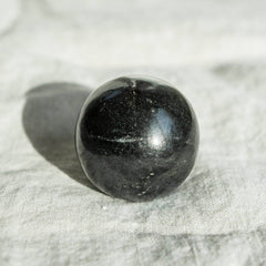 Black Tourmaline Sphere with Tripod by Tiny Rituals - A Girl's Gotta Spa!