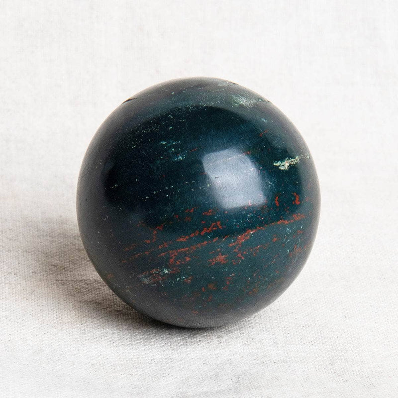 Bloodstone Sphere with Tripod by Tiny Rituals - A Girl's Gotta Spa!