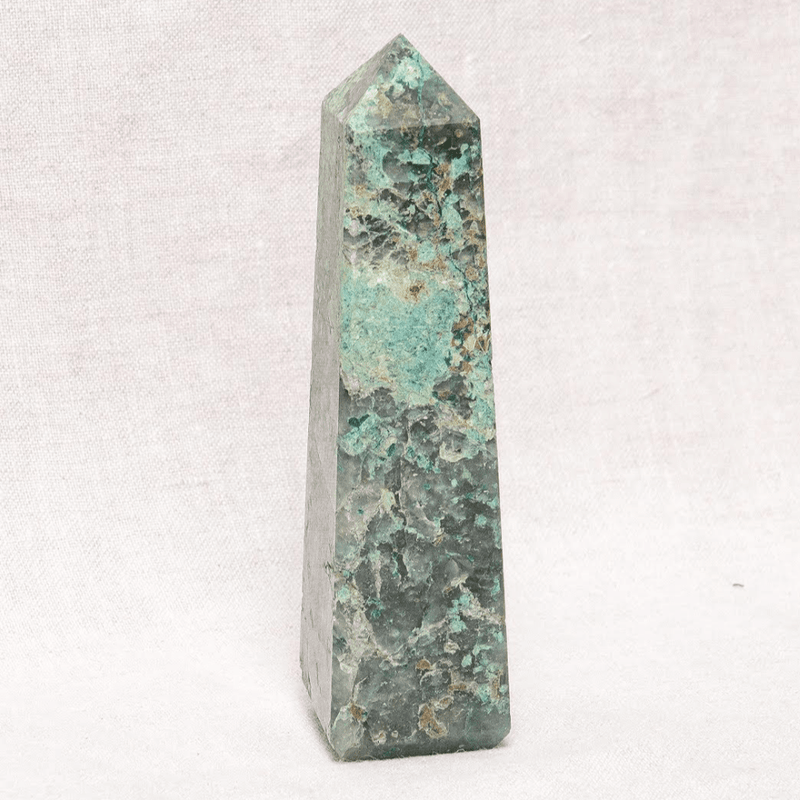 Chrysocolla Tower by Tiny Rituals - A Girl's Gotta Spa!