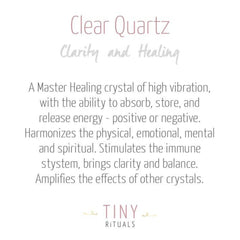 Clear Quartz Sphere with Tripod by Tiny Rituals - A Girl's Gotta Spa!