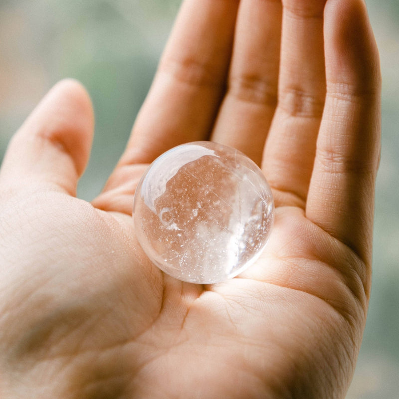 Clear Quartz Sphere with Tripod by Tiny Rituals - A Girl's Gotta Spa!