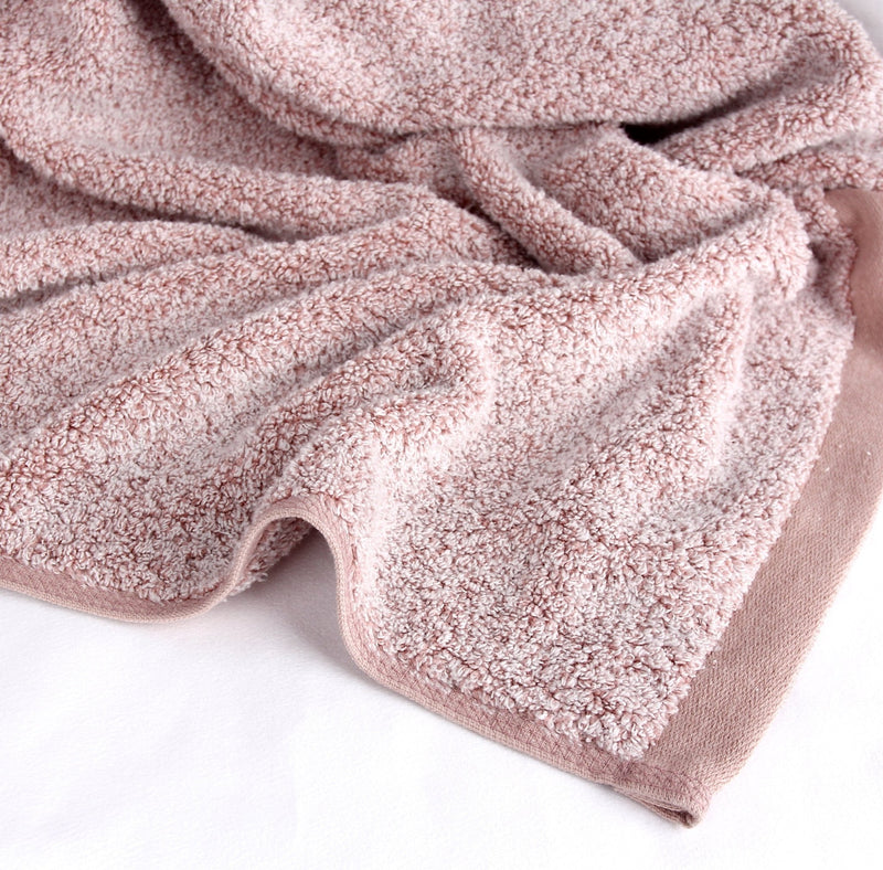 Diamond Jacquard 6 Piece Bath Towel Set Rose by The Everplush Company - A Girl's Gotta Spa!