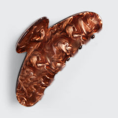 Eco-Friendly Marble Claw Clip - Brunette by KITSCH - A Girl's Gotta Spa!