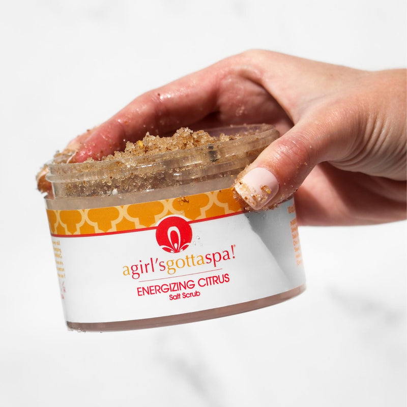 Energizing Citrus Dead Sea Salt Body Scrub - A Girl's Gotta Spa!