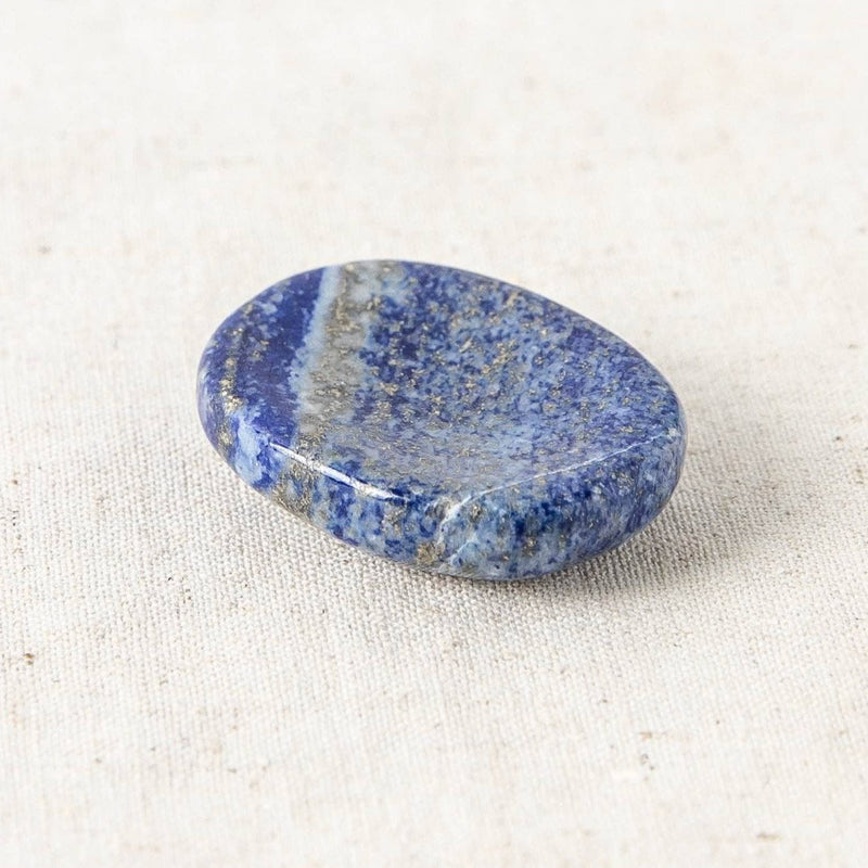 Lapis Lazuli Worry Stone by Tiny Rituals - A Girl's Gotta Spa!