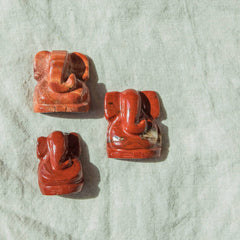 Red Jasper Ganesh by Tiny Rituals - A Girl's Gotta Spa!