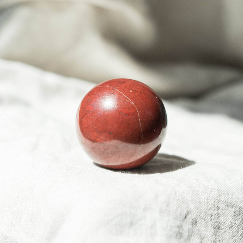Red Jasper Sphere with Tripod by Tiny Rituals - A Girl's Gotta Spa!