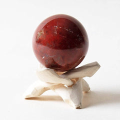 Red Jasper Sphere with Tripod by Tiny Rituals - A Girl's Gotta Spa!