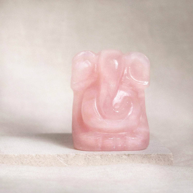Rose Quartz Ganesh by Tiny Rituals - A Girl's Gotta Spa!
