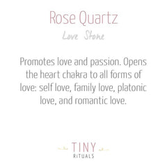 Rose Quartz Heart by Tiny Rituals - A Girl's Gotta Spa!