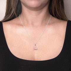 Rose Quartz Raw Crystal Necklace by Tiny Rituals - A Girl's Gotta Spa!