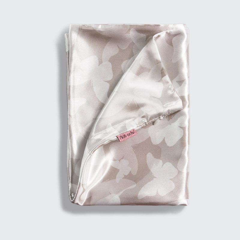 Satin Pillowcase - Butterfly by KITSCH - A Girl's Gotta Spa!