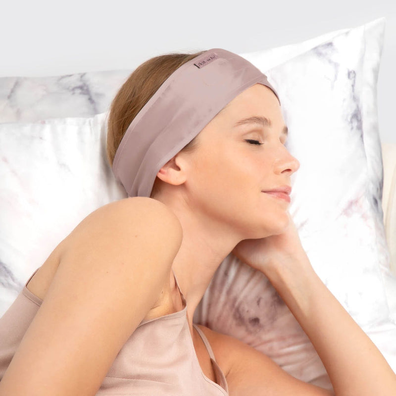 Satin Sleep Headband - Blush by KITSCH - A Girl's Gotta Spa!