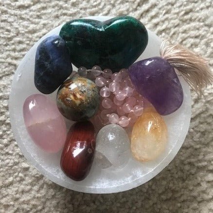 Selenite Crystal Recharging Bowl by Tiny Rituals - A Girl's Gotta Spa!