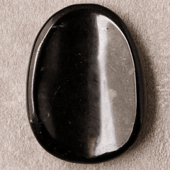 Shungite Worry Stone by Tiny Rituals - A Girl's Gotta Spa!