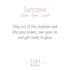 Sunstone Worry Stone by Tiny Rituals - A Girl's Gotta Spa!