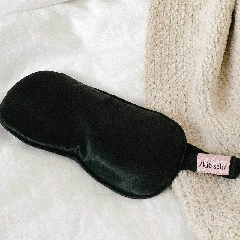The Lavender Weighted Satin Eye Mask by KITSCH - A Girl's Gotta Spa!