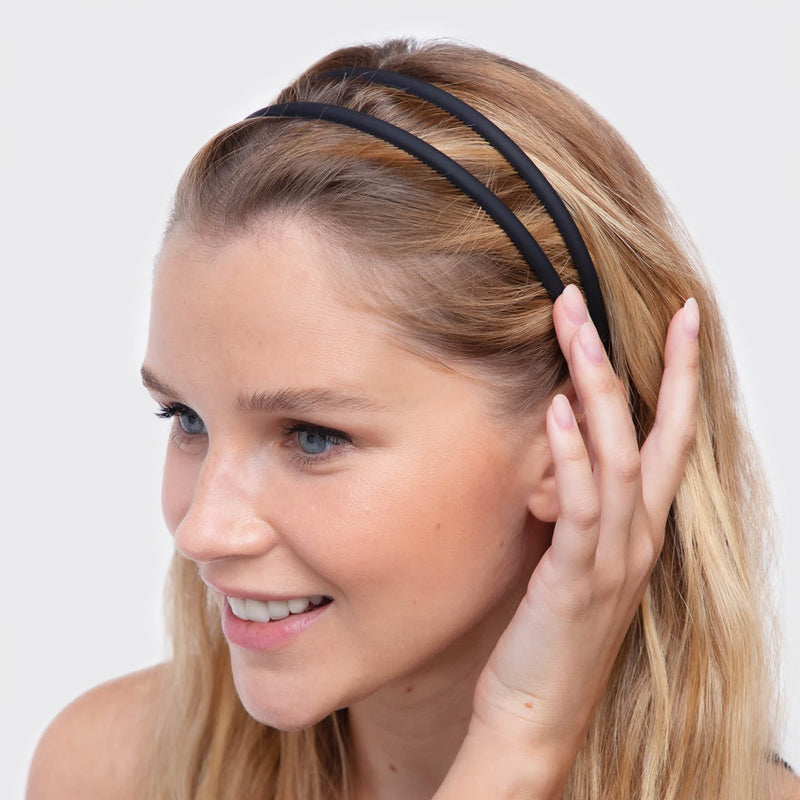 Thin Non-Slip Headbands 3pc - Recycled Plastic by KITSCH - A Girl's Gotta Spa!